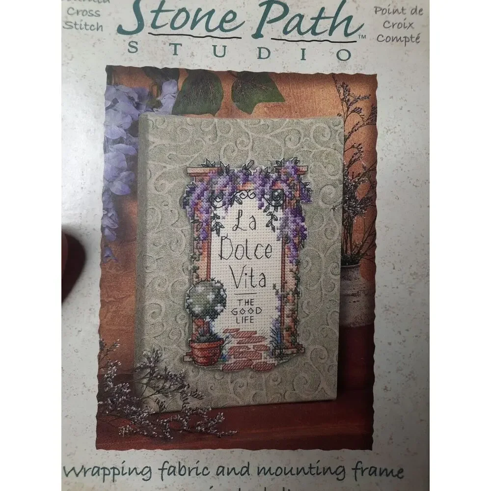 Dimensions Stone Path La Dolce Vita THE GOOD LIFE 72837 Counted Cross Stitch Kit
